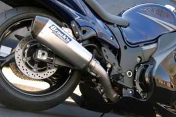 Suzuki Hayabusa CT Single Titanyum Full Sistem Egzoz 16'' QuietKore Muffler (08-15)