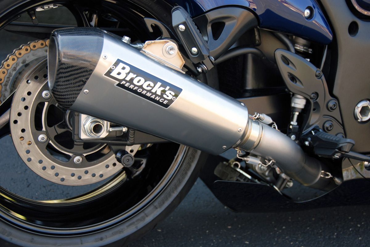 Suzuki Hayabusa CT Single Titanyum Full Sistem Egzoz 16'' QuietKore Muffler (08-15)