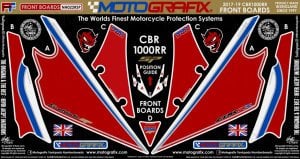 Honda Cbr 1000RR 2017-2019 Model Damla Sticker