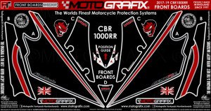 Honda Cbr 1000RR 2017-2019 Model Damla Sticker