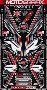 Bmw S1000R 2014+ Model Yan Grenaj Sticker Takımı