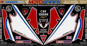 Honda Cbr 1000RR 2017-2019 Model Damla Sticker
