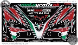 Ducati Multistrada 1200 2010+ Sticker Takımı