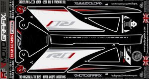 Yamaha Yzf R1-Yzf R1M 2015-2019 Model Damla Sticker