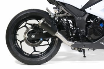 Kawasaki Ninja 300 VZ9 Veloce Full Sistem Electro-Black Tüp Egzoz 13/15