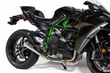 Kawasaki Ninja H2 Brock's  Alien Head 2 Polished Full Sistem