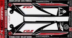 Yamaha Yzf R1-Yzf R1M 2015-2019 Model Damla Sticker