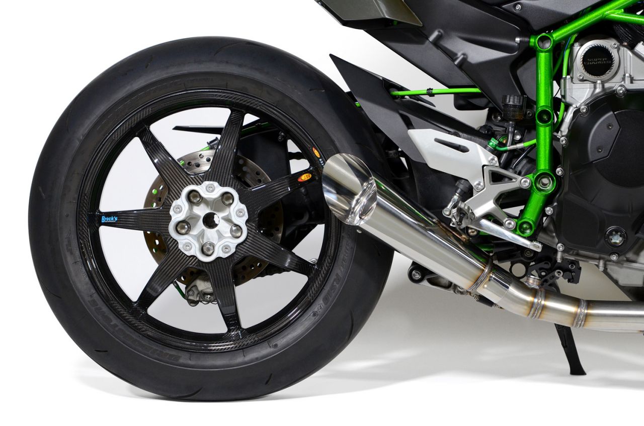 Kawasaki Ninja H2 Slash Cut Full Sistem Egzoz | Brock's