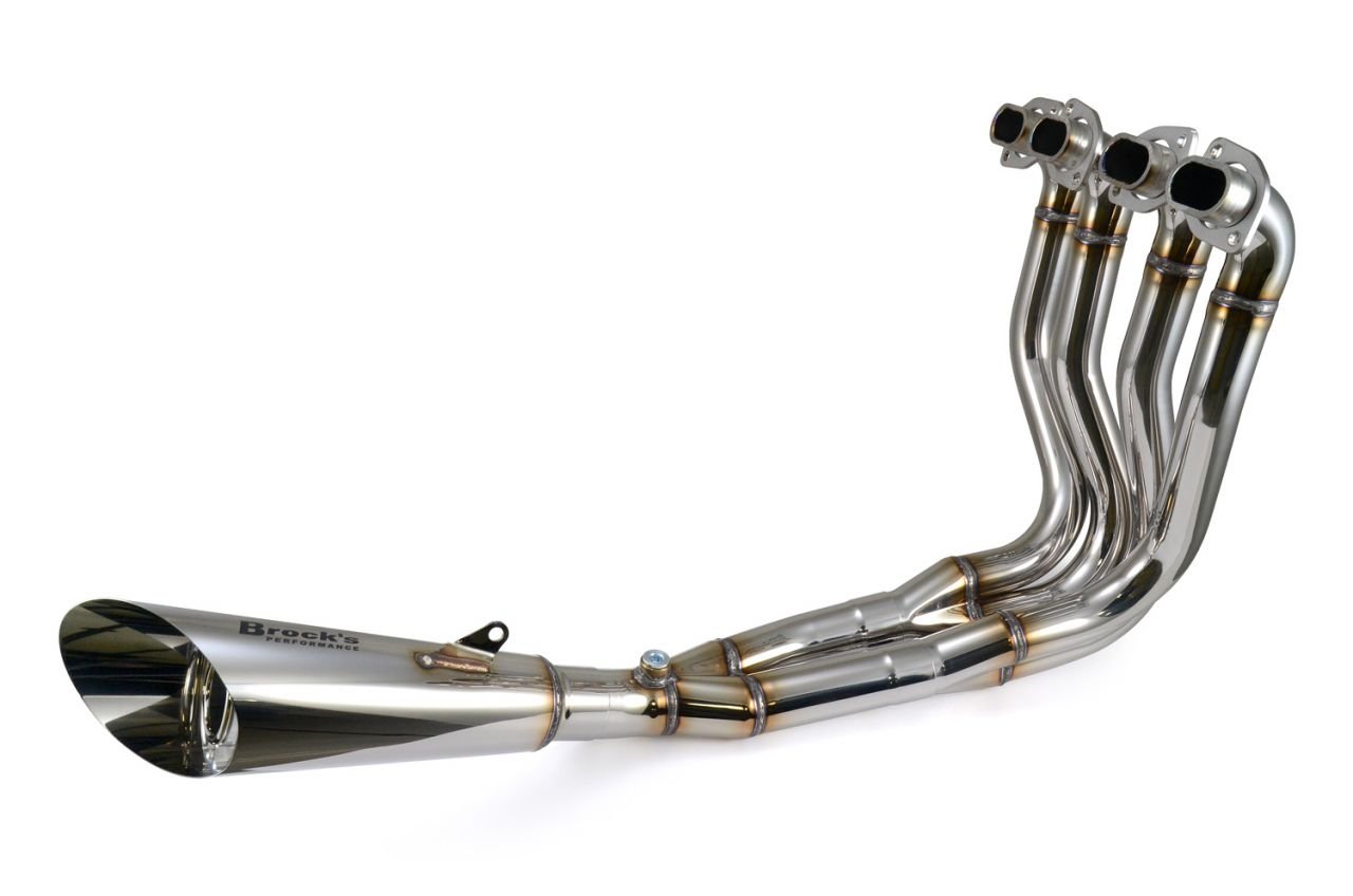 Kawasaki Ninja H2 Slash Cut Polished Full Sistem Egzoz | Brock's