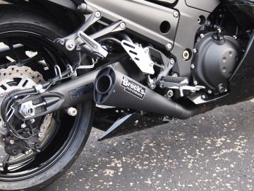 Kawasaki Zx14R 2012-2013 Brock's Alien Head Siyah Çift Tüp Egzoz