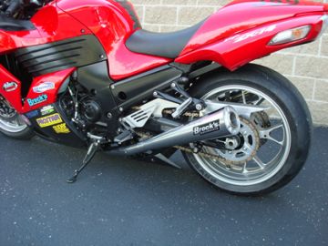 Kawasaki Zx 14R 2008-2011 Brock's Short Meg Paslanmaz Çelik Çift Tüp Egzoz