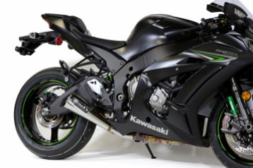 Kawasaki Ninja ZX-10R 2016/- Slip-On Sistem Single Alien Head2