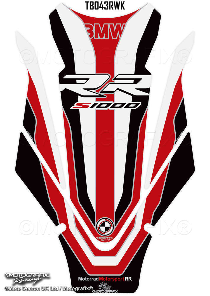 Bmw S1000RR 2019+ Model Motografix Tank Pad