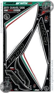 Ducati Diavel 1200 Sticker Takımı İkili