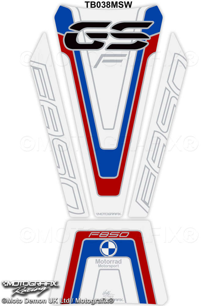Bmw F 850 GS 2018-2019 Motografix Tank Pad