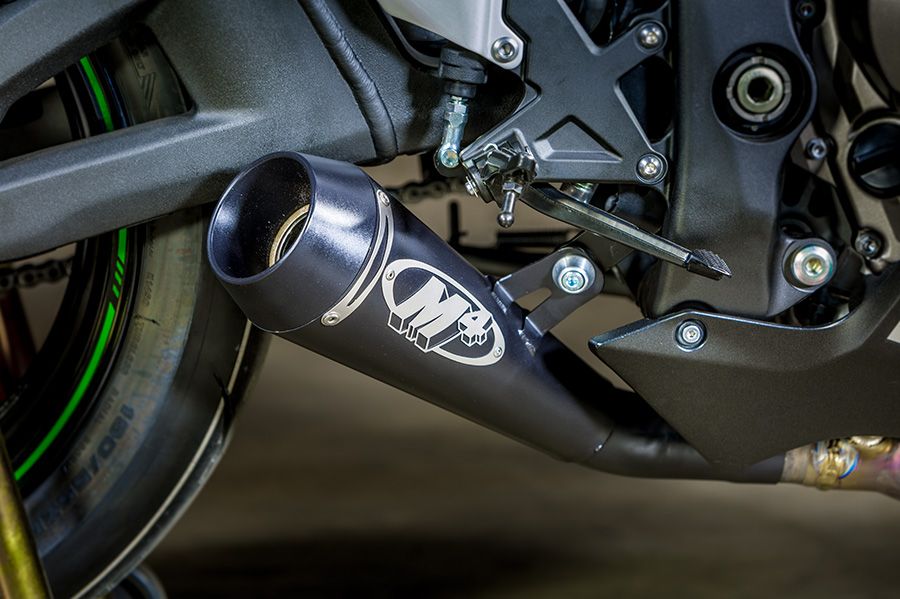 Kawasaki ZX-10R 2016/- Black ''GP'' Slip On Egzoz