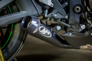 Kawasaki ZX-10R 2016/- Black ''GP'' Slip On Egzoz
