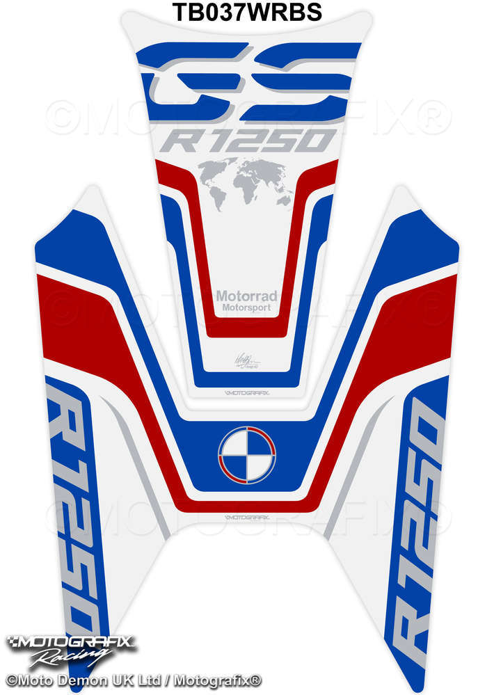 Bmw R 1250 GS 2019 Motografix Tank Pad