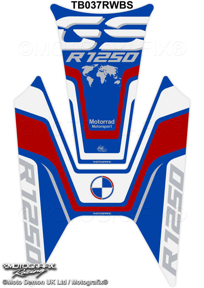 Bmw R 1250 GS 2019 Motografix Tank Pad