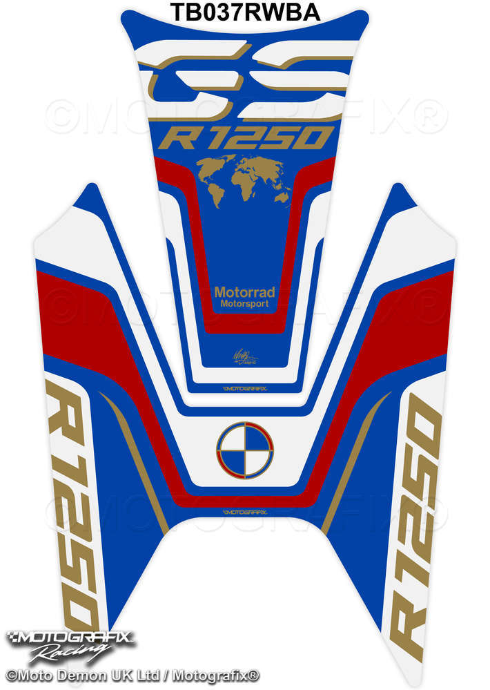 Bmw R 1250 GS 2019 Motografix Tank Pad