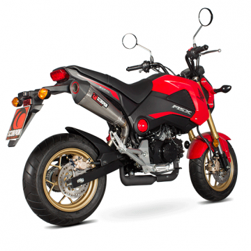 Honda Msx 125 / Grom Serket Taper Slip On Satin Titanyum