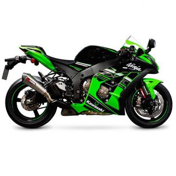 Kawasaki Ninja ZX-10R 2016/- Serket Taper Slip On Satin Titanyum