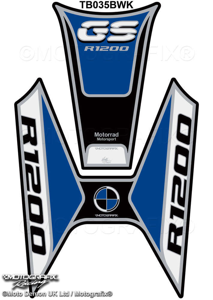 Bmw R 1200 GS 2017-2018 Motografix Tank Pad