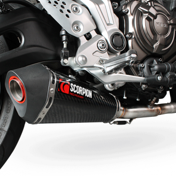 Yamaha MT-07 Taper Full Sistem Egzoz Satin Titanyum