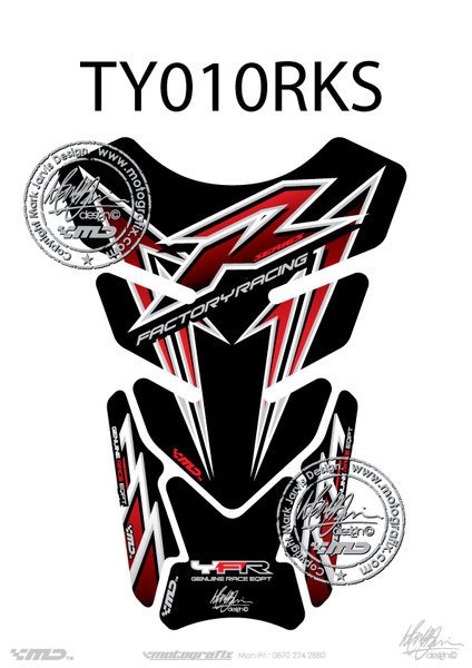 Yamaha YZF R1 / R6 Motografix Tank Pad