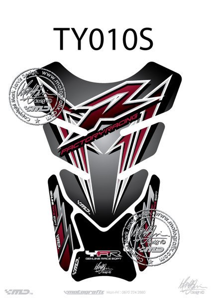 Yamaha YZF R1 / R6 Motografix Tank Pad