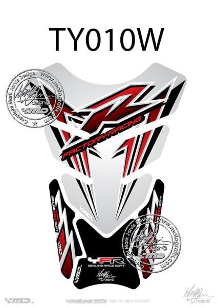 Yamaha YZF R1 / R6 Motografix Tank Pad
