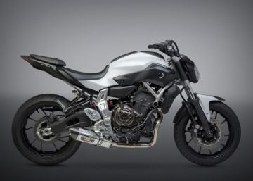 Yamaha MT-07 2015 R-77 Paslanmaz Çelik Karbon Kapak Komple Egzoz