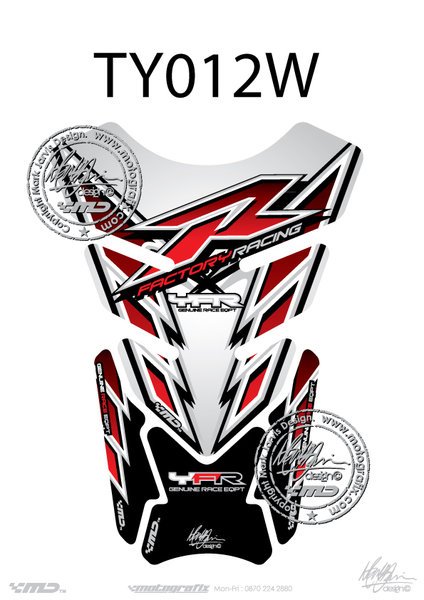 Yamaha YZF R1 / R6 Motografix Tank Pad