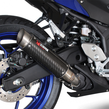 Yamaha YZF R25 RP-1 GP Slip On Karbon Fiber