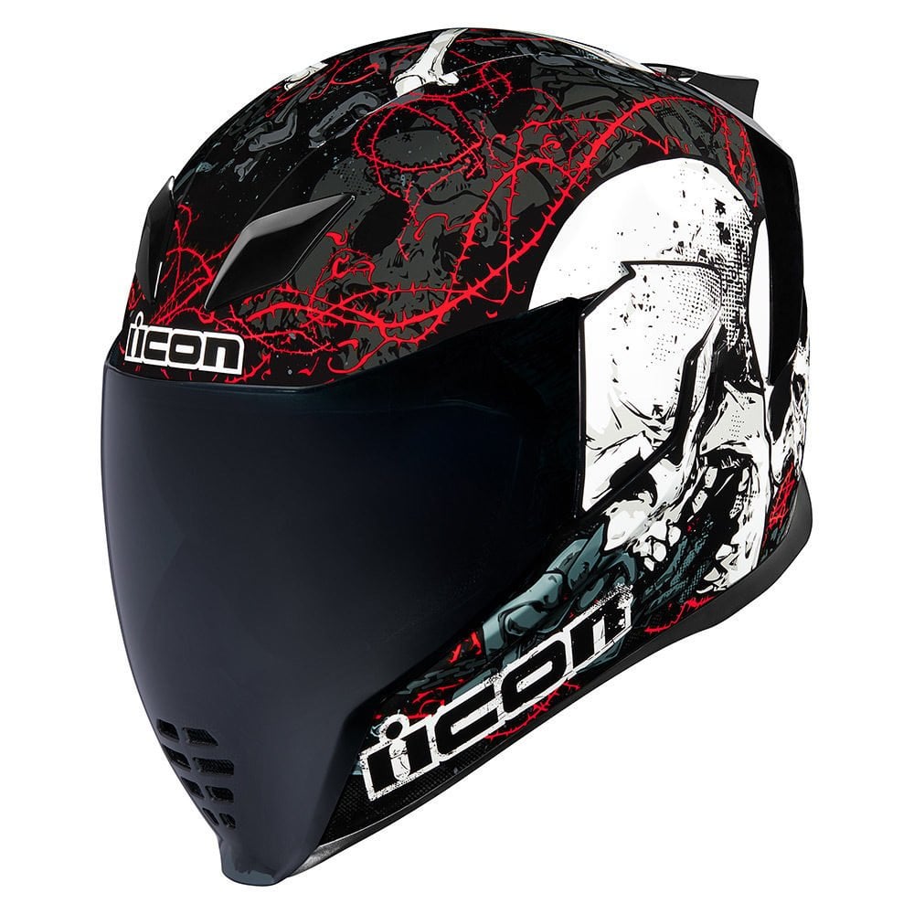 icon Airflite SKULL18 - BLACK