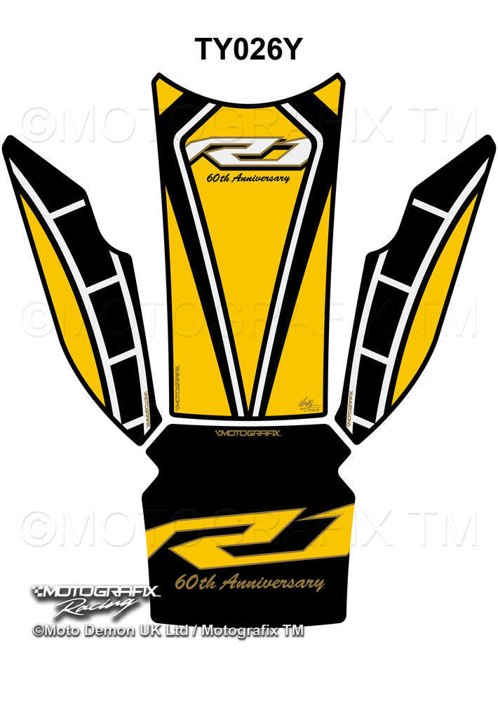 Yamaha YZF R1 / R1M Motografix Tank Pad