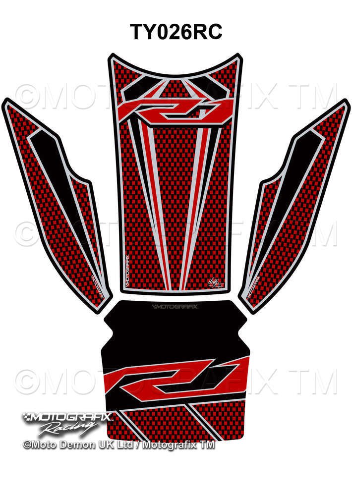 Yamaha YZF R1 / R1M Motografix Tank Pad