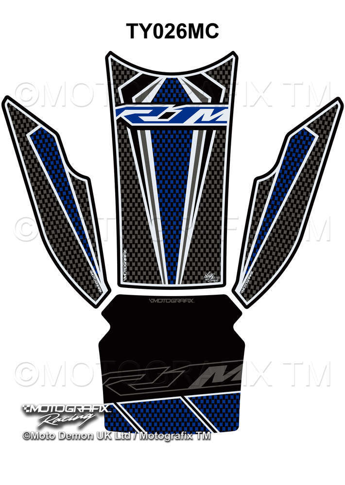 Yamaha YZF R1 / R1M Motografix Tank Pad