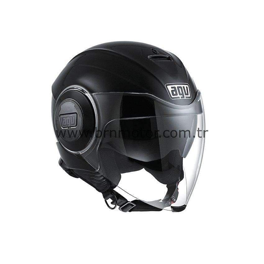 Agv Fluid Solid Black Kask