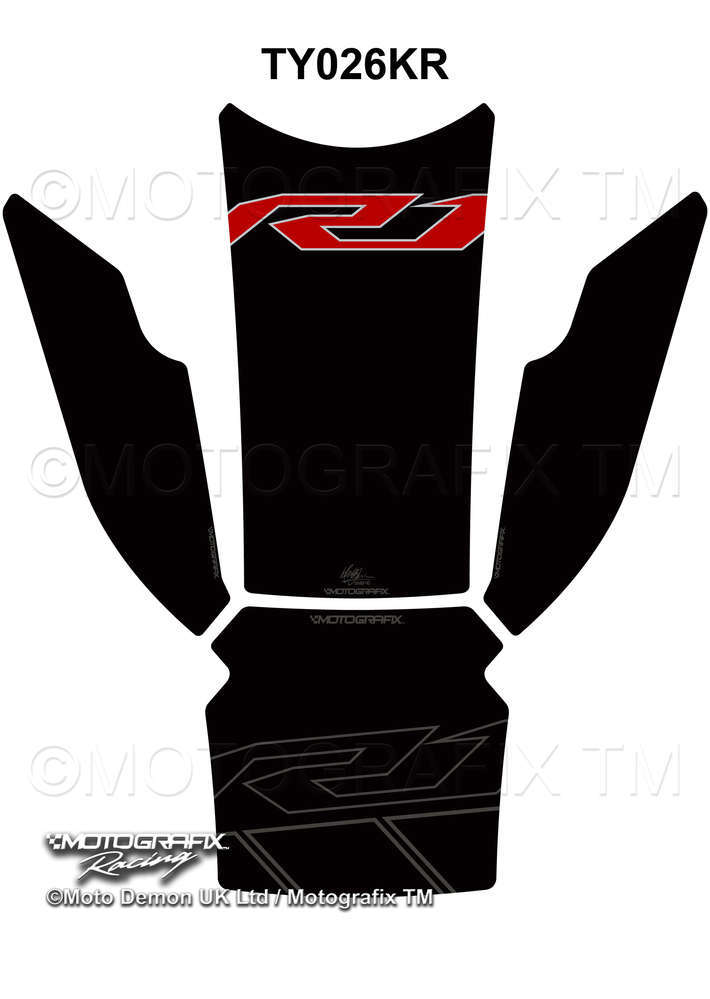 Yamaha YZF R1 / R1M Motografix Tank Pad