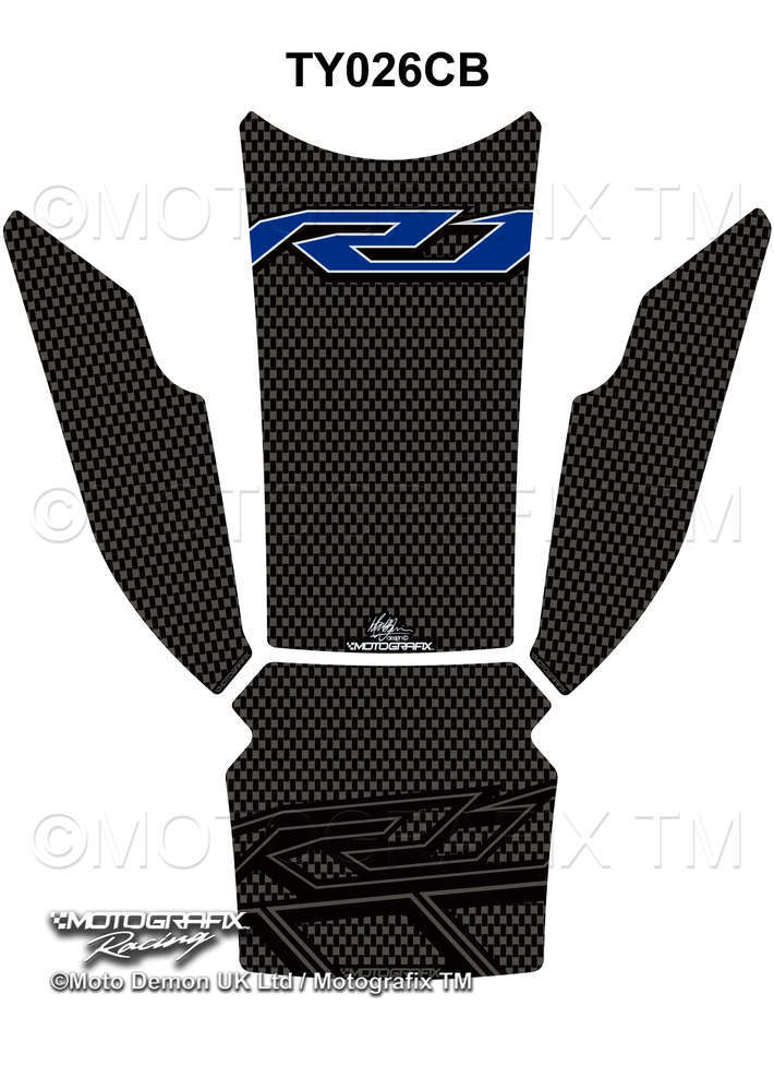 Yamaha YZF R1 / R1M Motografix Tank Pad