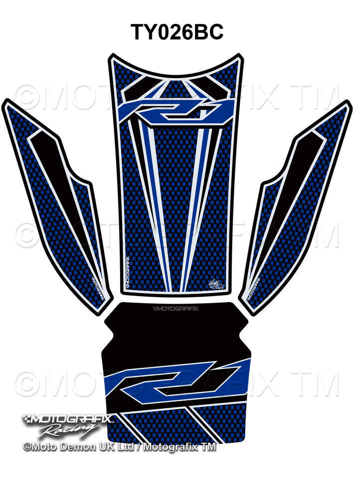 Yamaha YZF R1 / R1M Motografix Tank Pad