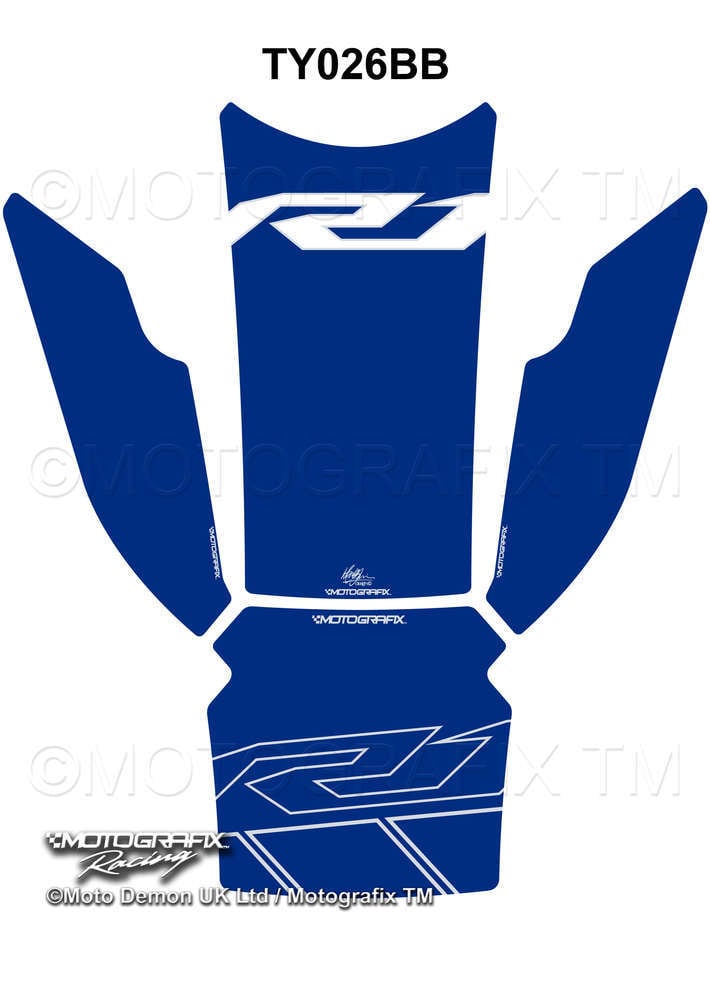 Yamaha YZF R1 / R1M Motografix Tank Pad