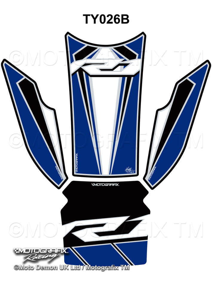 Yamaha YZF R1 / R1M Motografix Tank Pad
