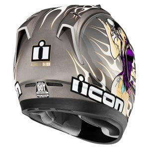 icon Alliance GT DL18 - SILVER Kask