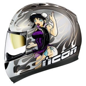 icon Alliance GT DL18 - SILVER Kask
