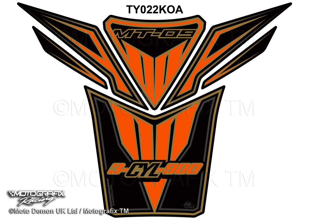Yamaha MT-09 Motografix Tank Pad