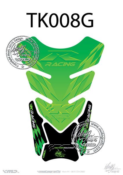 Kawasaki ZX10R-ZX6R Motografix Tank Pad | Motografix | Kawasaki