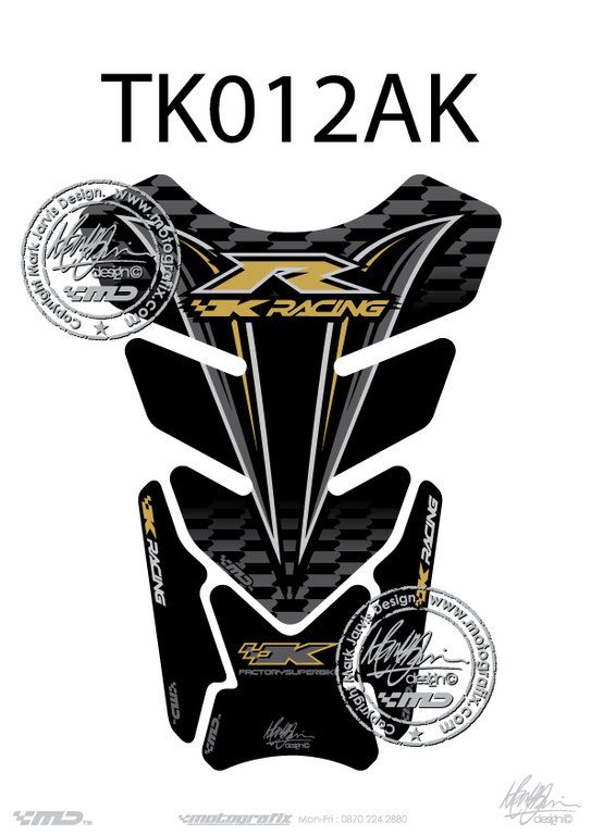 Kawasaki ZX10R-ZX6R Motografix Tank Pad | Motografix | Kawasaki