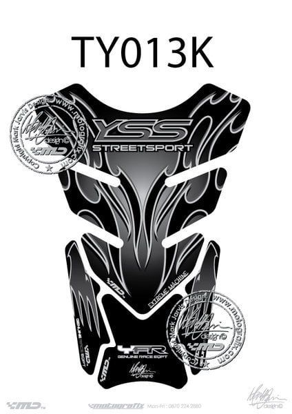 Yamaha Fz Ve XJ Serisi Motografix Tank Pad
